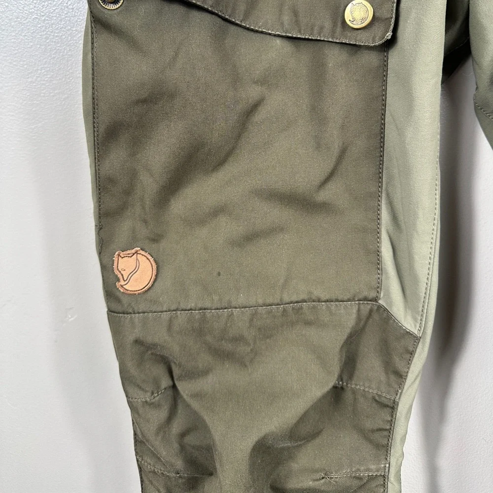 Fjallraven Women’s Keb Trousers Curved - Deep Forest / Laurel Green Size 4 - Picture 6 of 12